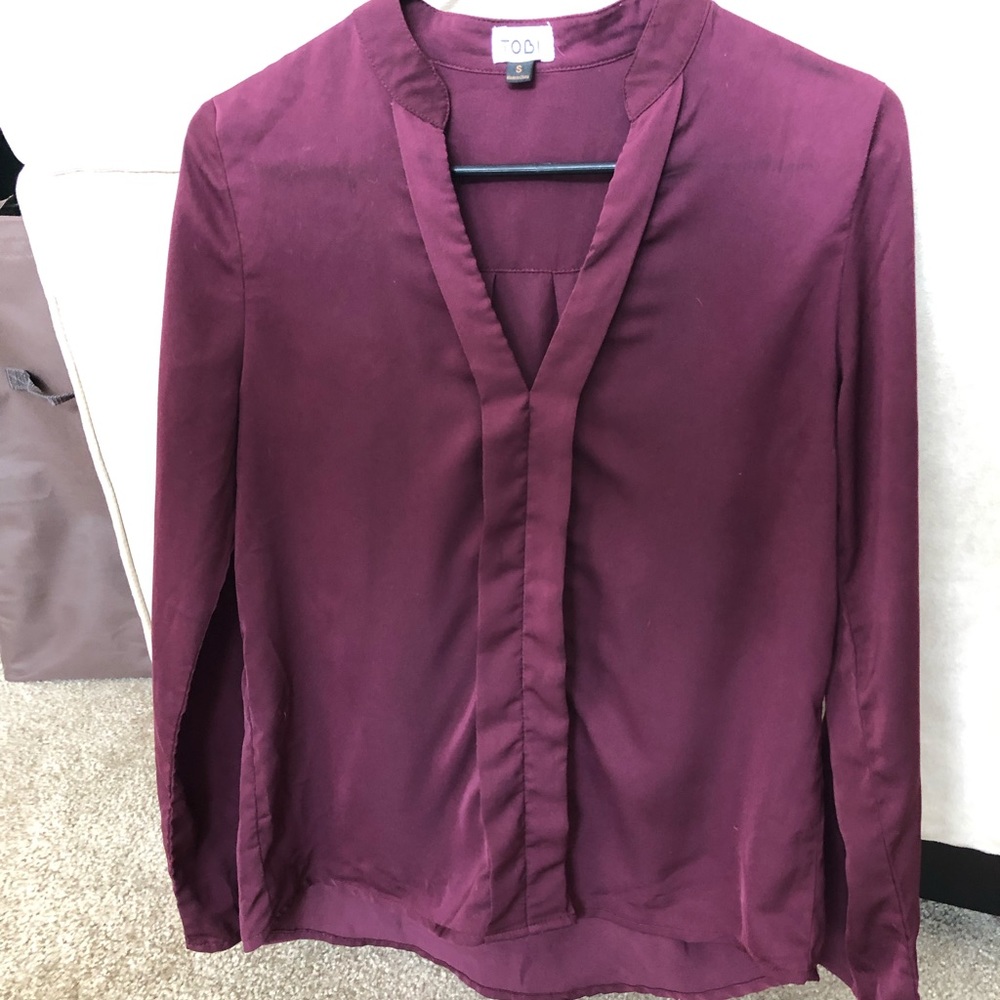 Maroon blouse